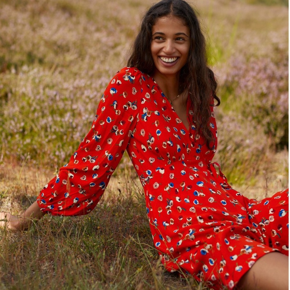 Petunia wrap dress from Anthro